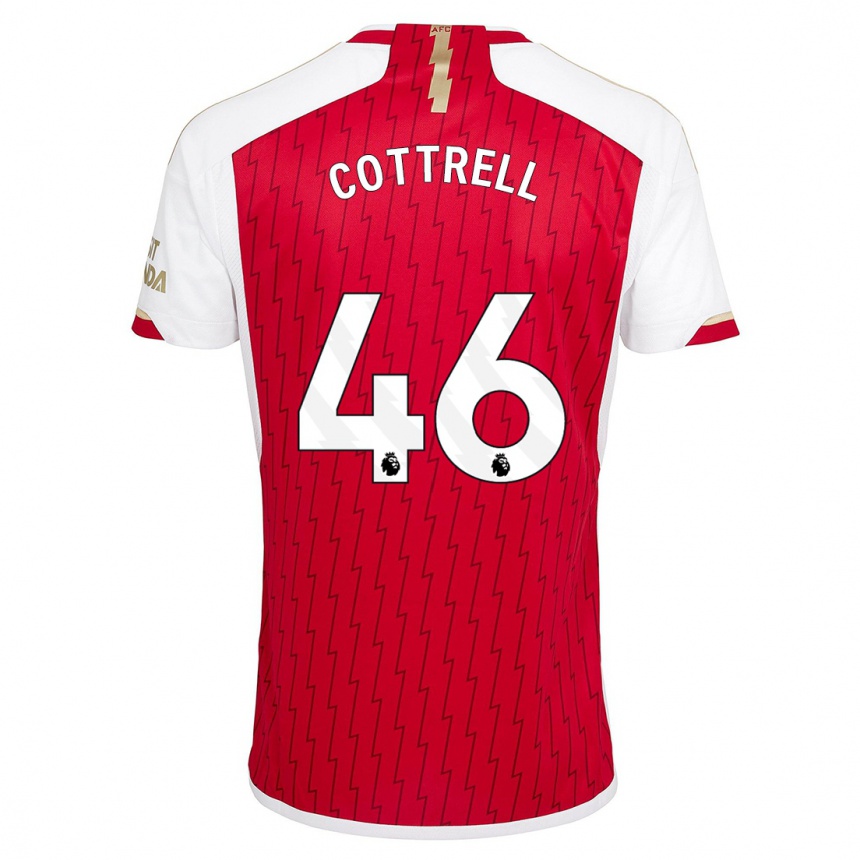 Vyrai Ben Cottrell #46 Raudona Namų Marškinėliai 2023/24 T-Shirt