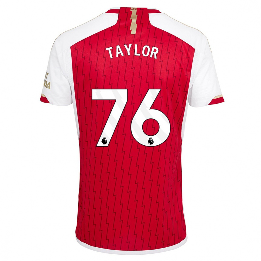 Vyrai Kido Taylor Hart #76 Raudona Namų Marškinėliai 2023/24 T-Shirt