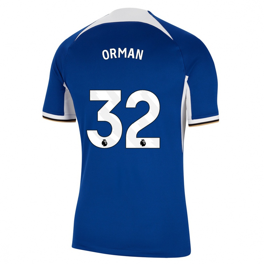 Vyrai Emily Orman #32 Mėlyna Namų Marškinėliai 2023/24 T-Shirt