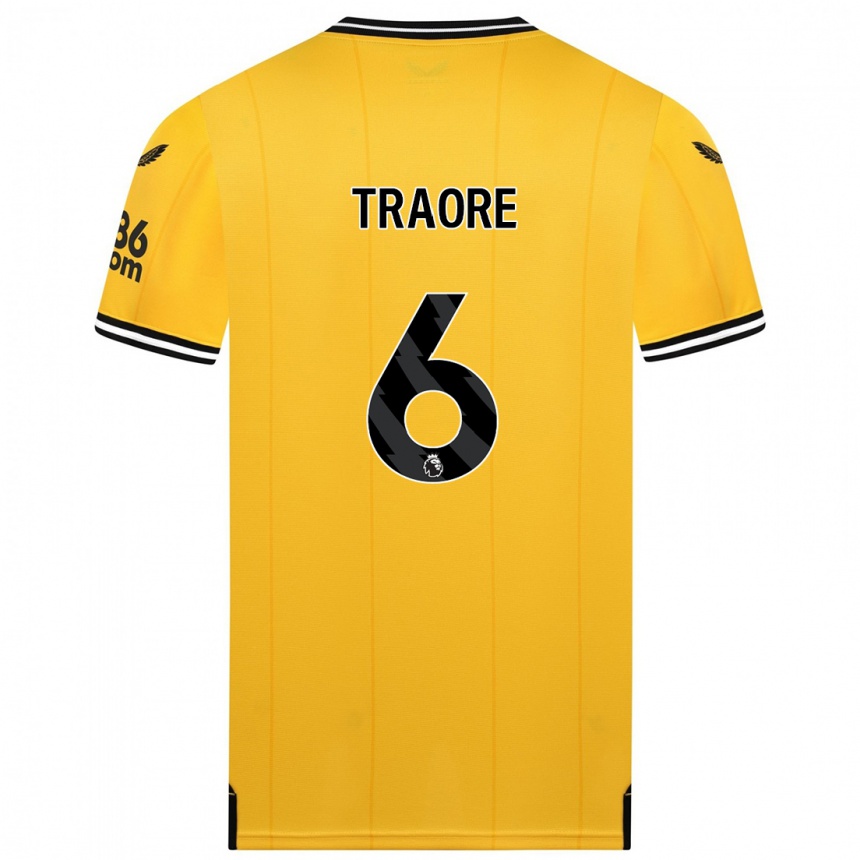 Vyrai Boubacar Traoré #6 Geltona Namų Marškinėliai 2023/24 T-Shirt