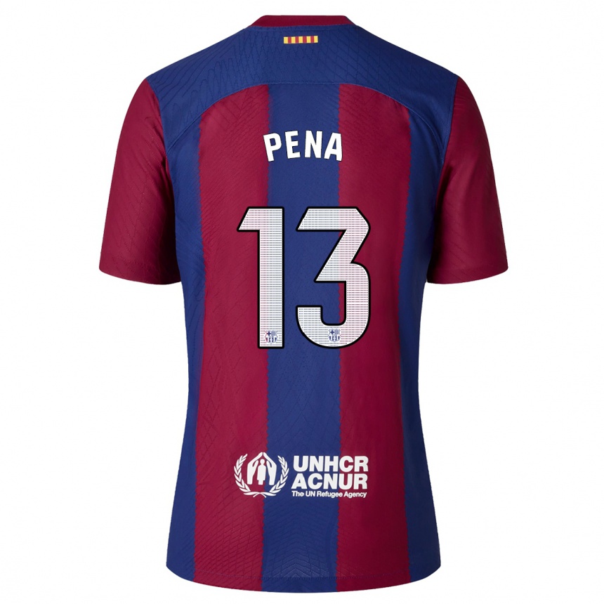 Vyrai Inaki Pena #13 Raudona Melyna Namų Marškinėliai 2023/24 T-Shirt