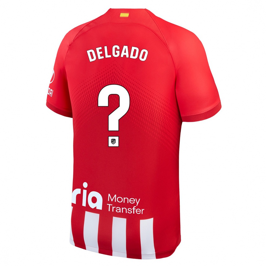 Vyrai Gonzalo Onrubia Delgado #0 Raudona Balta Namų Marškinėliai 2023/24 T-Shirt