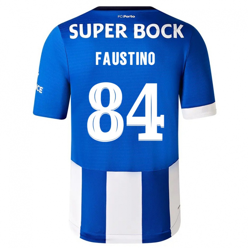 Vyrai Levi Faustino #84 Mėlyna Balta Namų Marškinėliai 2023/24 T-Shirt