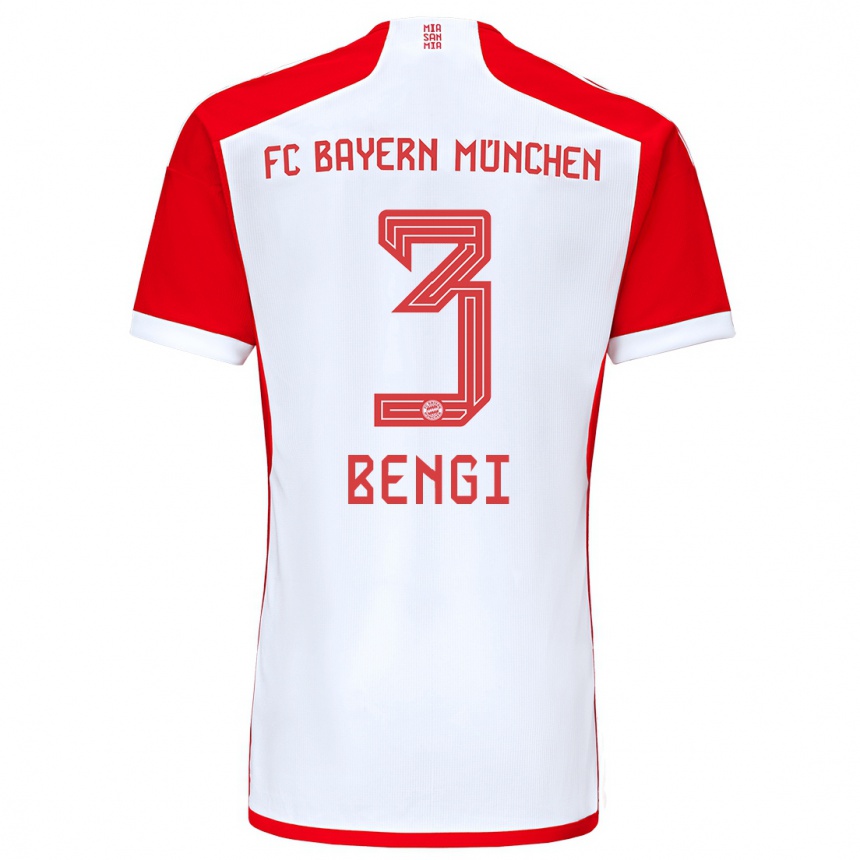 Vyrai Kaan Bengi #3 Raudona Balta Namų Marškinėliai 2023/24 T-Shirt