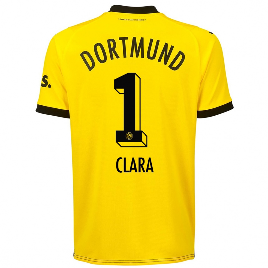 Vyrai Woltering Clara #1 Geltona Namų Marškinėliai 2023/24 T-Shirt