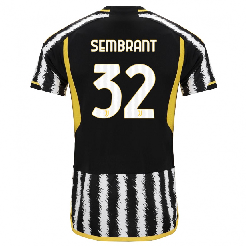 Vyrai Linda Sembrant #32 Juoda Balta Namų Marškinėliai 2023/24 T-Shirt