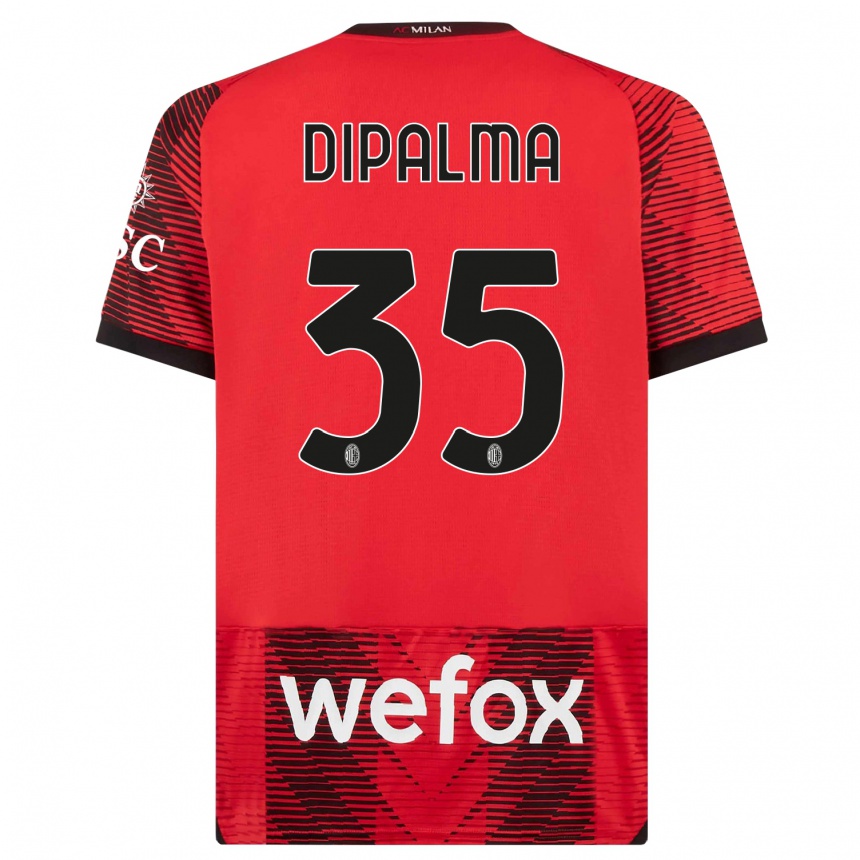 Vyrai Matteo Dipalma #35 Raudona Juoda Namų Marškinėliai 2023/24 T-Shirt