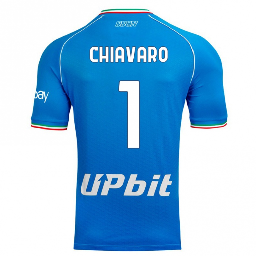 Vyrai Kelly Chiavaro #1 Dangaus Mėlynumo Namų Marškinėliai 2023/24 T-Shirt