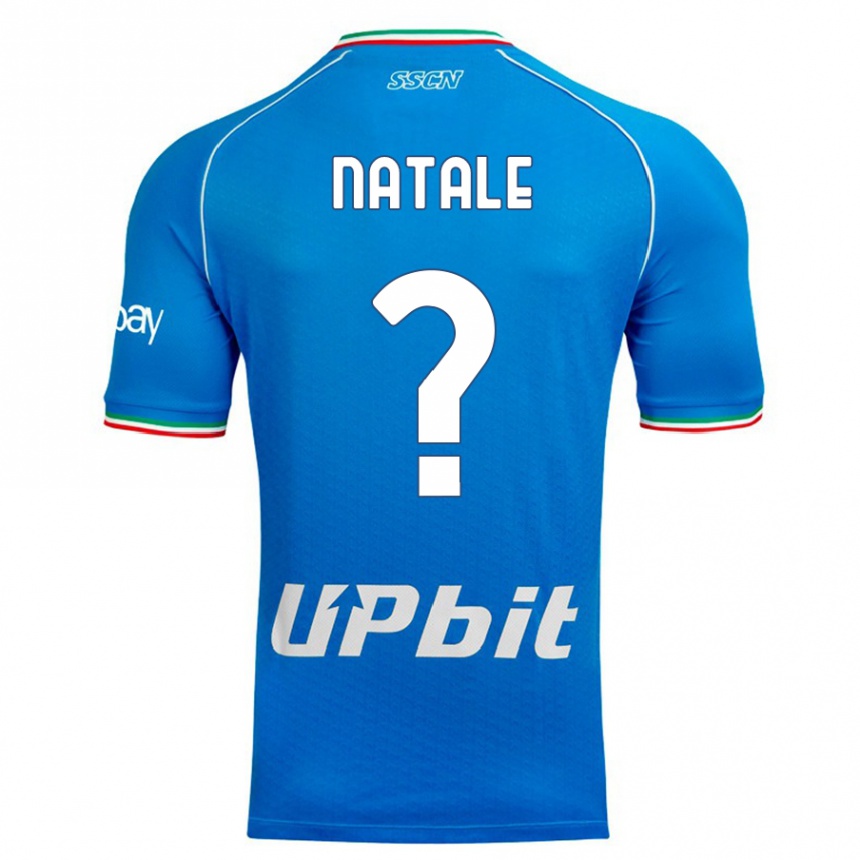 Vyrai Roberto Natale #0 Dangaus Mėlynumo Namų Marškinėliai 2023/24 T-Shirt