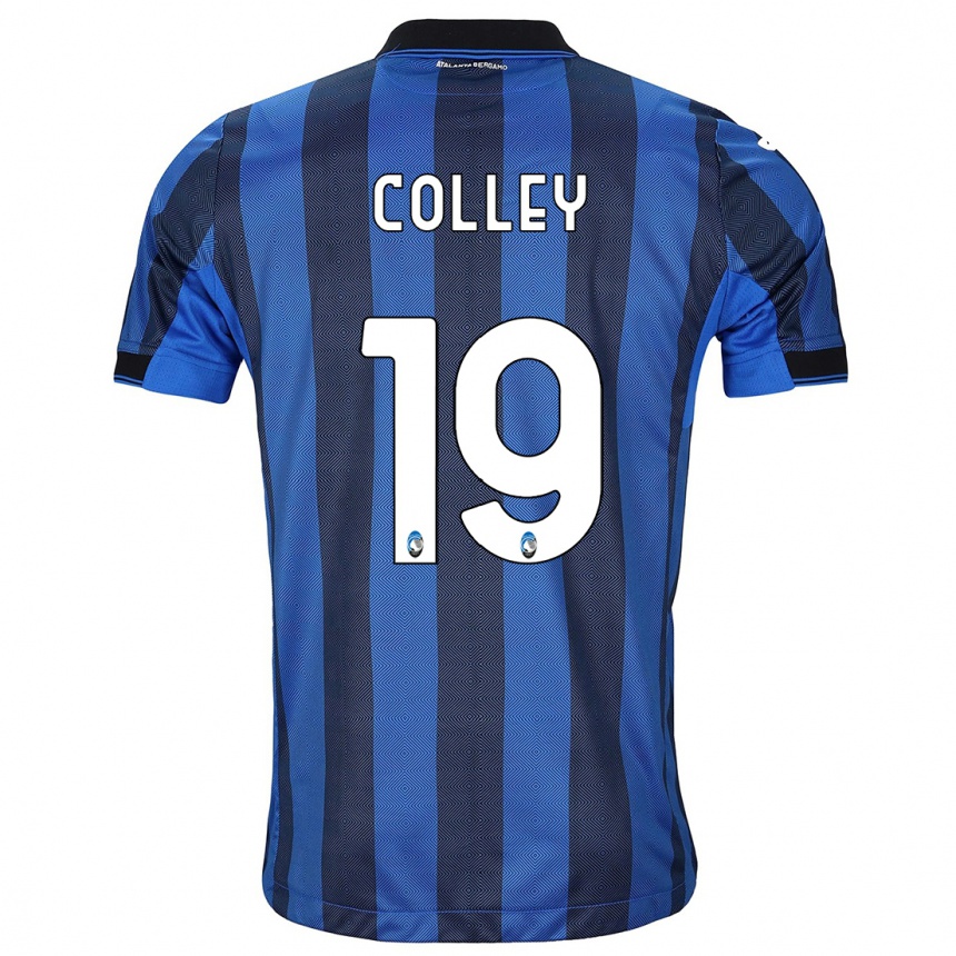 Vyrai Ebrima Colley #19 Juoda Mėlyna Namų Marškinėliai 2023/24 T-Shirt