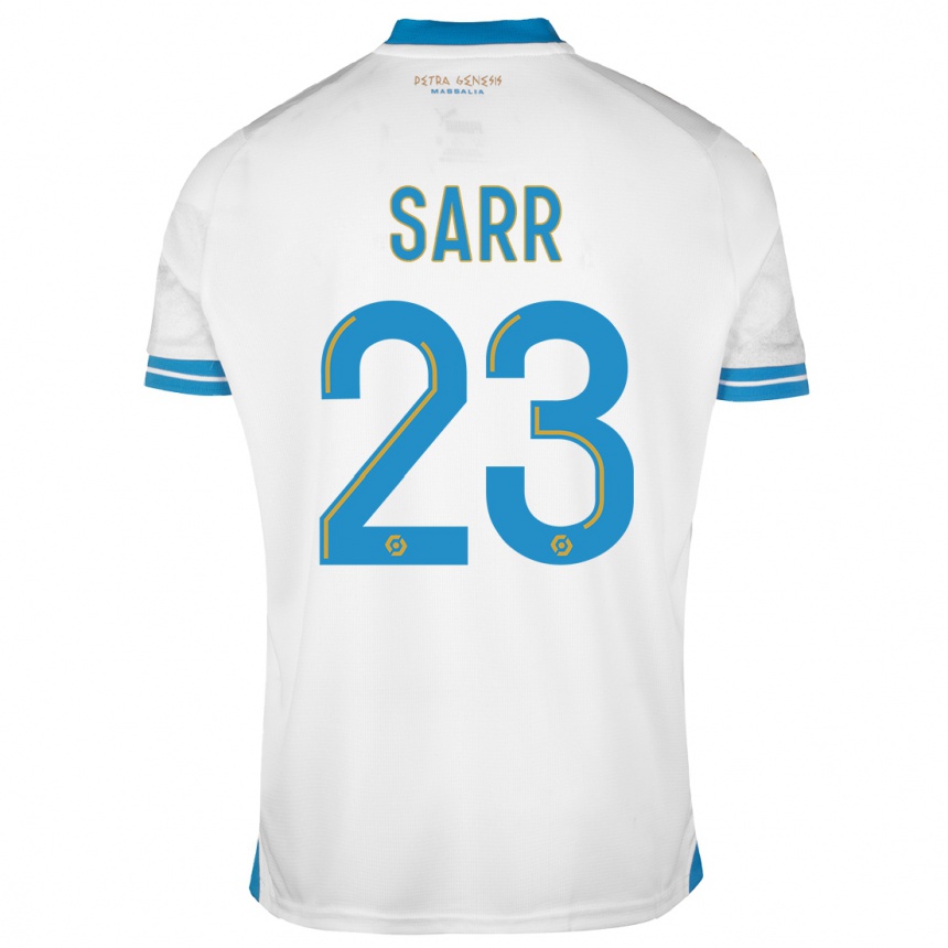 Vyrai Ismaïla Sarr #23 Baltas Namų Marškinėliai 2023/24 T-Shirt