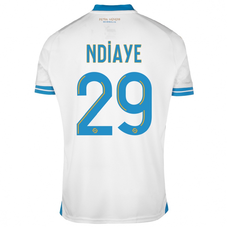 Vyrai Iliman Ndiaye #29 Baltas Namų Marškinėliai 2023/24 T-Shirt