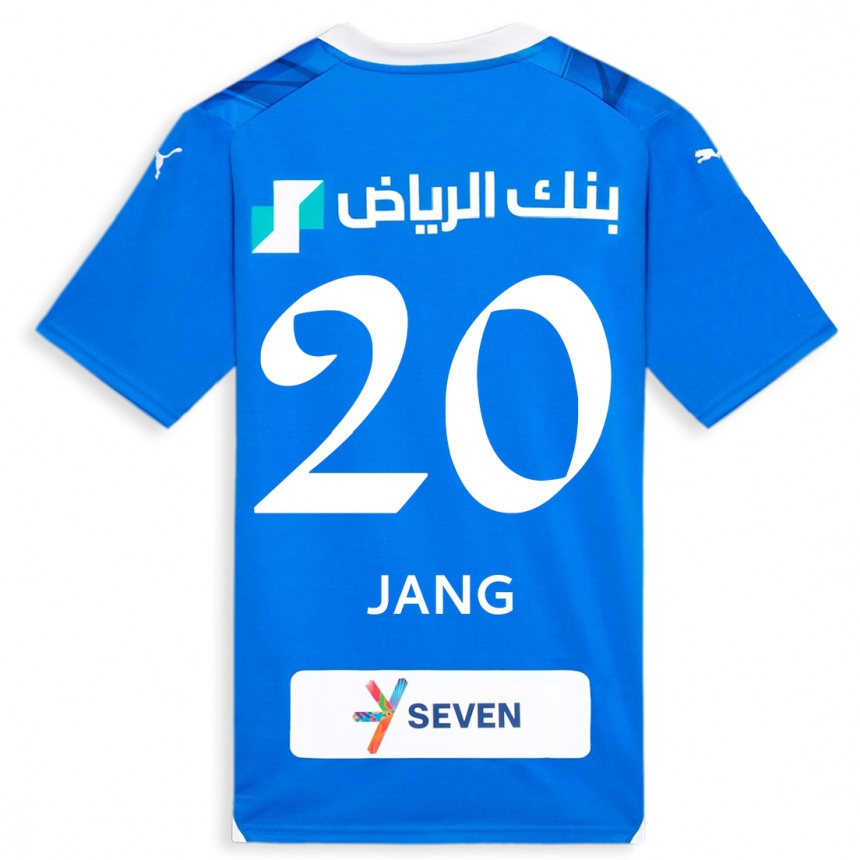 Vyrai Hyun-Soo Jang #20 Mėlyna Namų Marškinėliai 2023/24 T-Shirt