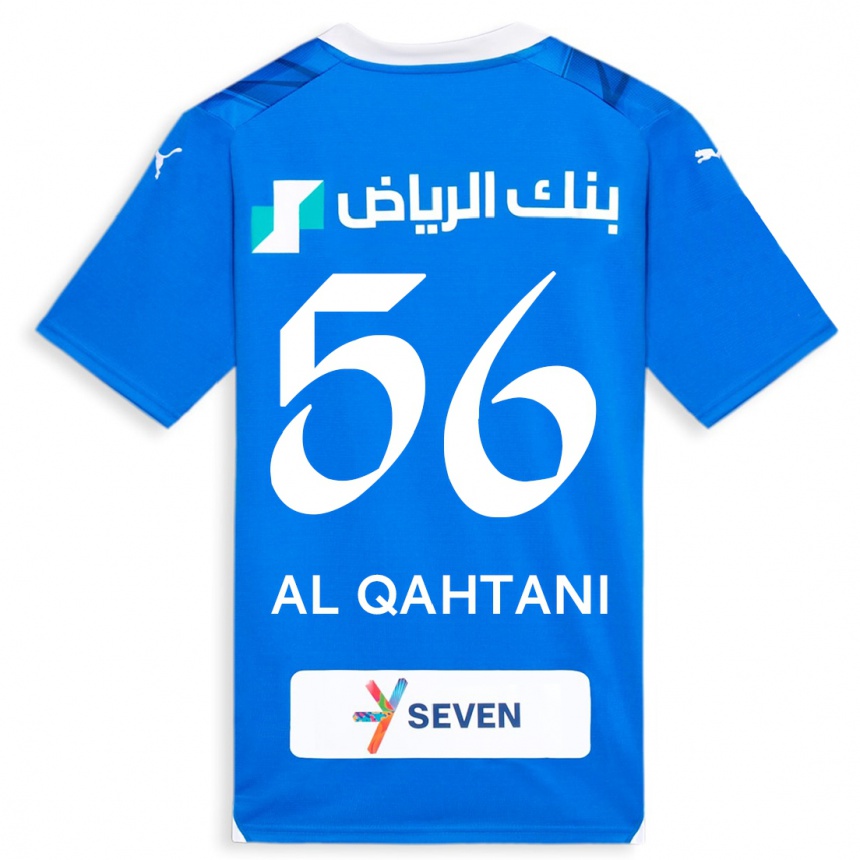 Vyrai Mohammed Al-Qahtani #56 Mėlyna Namų Marškinėliai 2023/24 T-Shirt