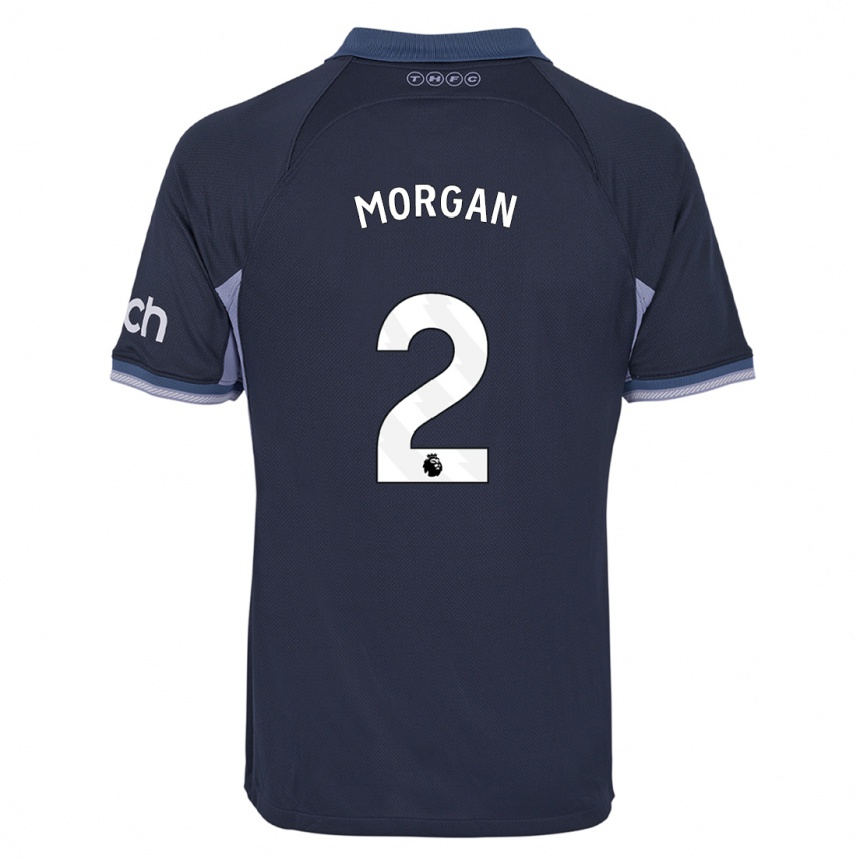 Vyrai Esther Morgan #2 Tamsiai Mėlyna Išvykos Marškinėliai 2023/24 T-Shirt