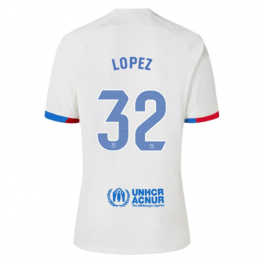 Vyrai Fermin Lopez #32 Baltas Išvykos Marškinėliai 2023/24 T-Shirt