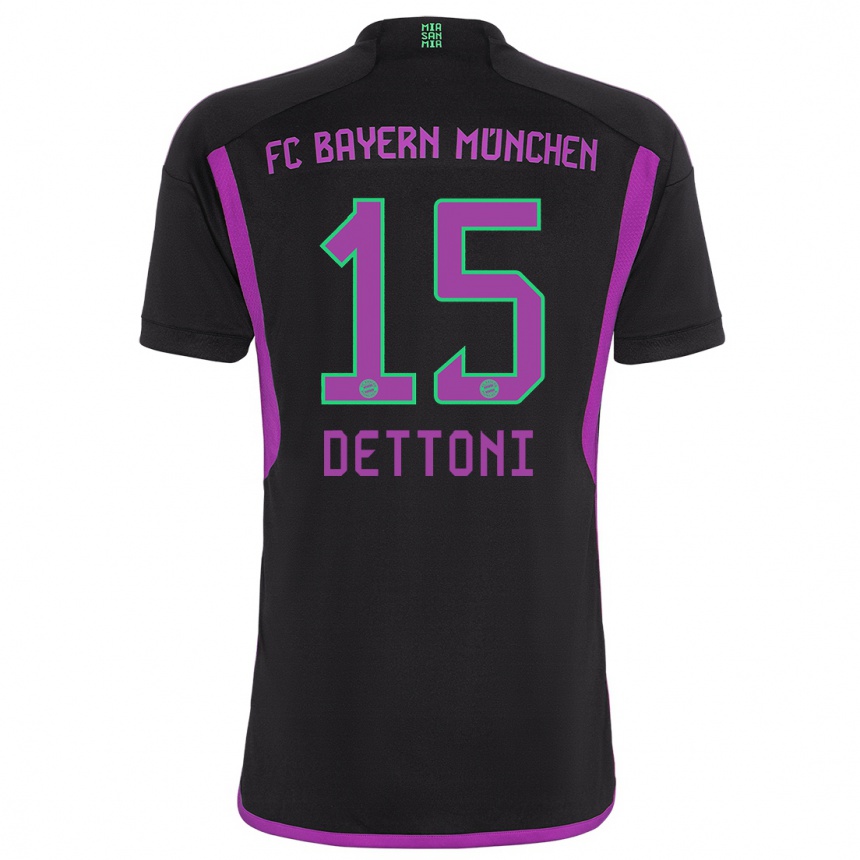 Vyrai Grayson Dettoni #15 Juoda Išvykos Marškinėliai 2023/24 T-Shirt