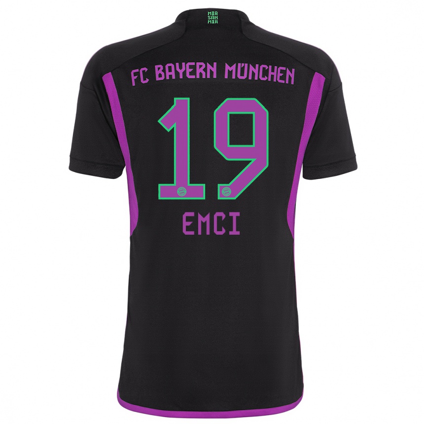 Vyrai Ben Emci #19 Juoda Išvykos Marškinėliai 2023/24 T-Shirt