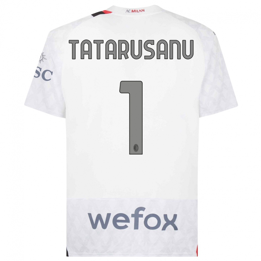 Vyrai Ciprian Tatarusanu #1 Baltas Išvykos Marškinėliai 2023/24 T-Shirt