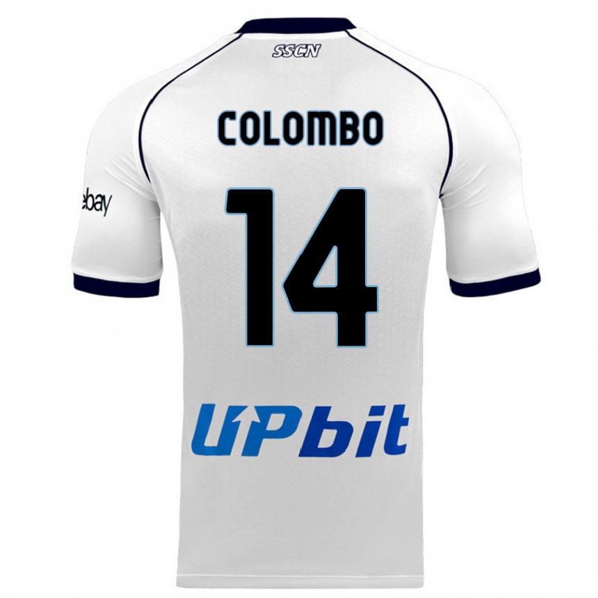 Vyrai Sofia Colombo #14 Baltas Išvykos Marškinėliai 2023/24 T-Shirt