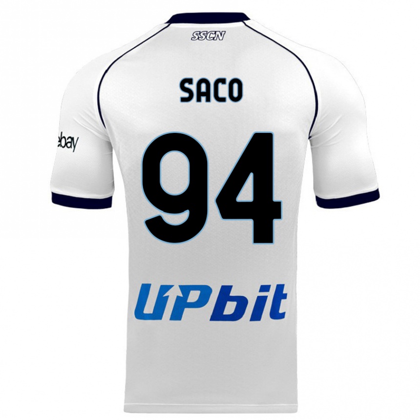 Vyrai Coli Saco #94 Baltas Išvykos Marškinėliai 2023/24 T-Shirt