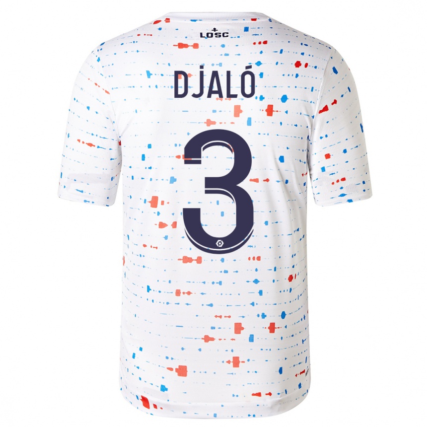 Vyrai Tiago Djalo #3 Baltas Išvykos Marškinėliai 2023/24 T-Shirt