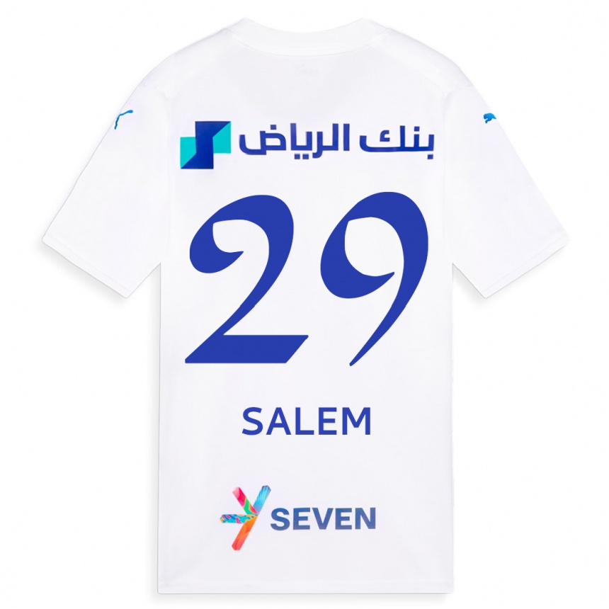 Vyrai Salem Al-Dawsari #29 Baltas Išvykos Marškinėliai 2023/24 T-Shirt