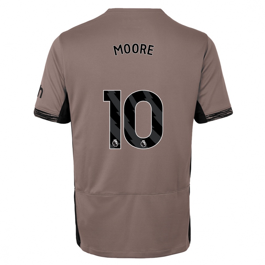 Vyrai Mikey Moore #10 Tamsiai Smėlio Spalvos Trečias Marškinėliai 2023/24 T-Shirt