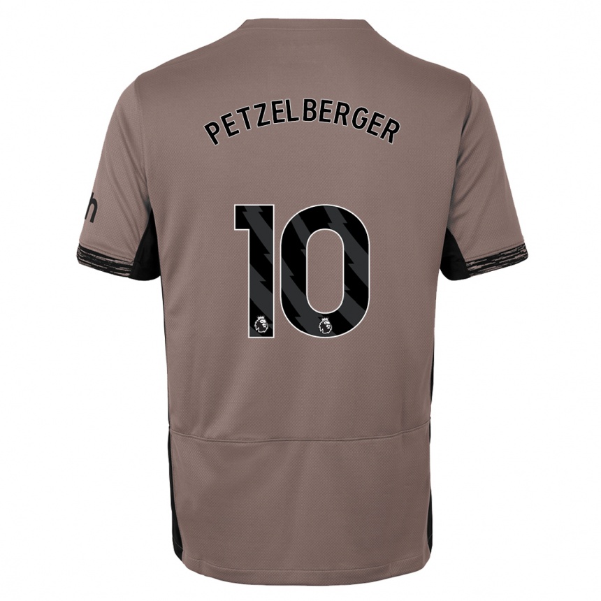 Vyrai Ramona Petzelberger #10 Tamsiai Smėlio Spalvos Trečias Marškinėliai 2023/24 T-Shirt