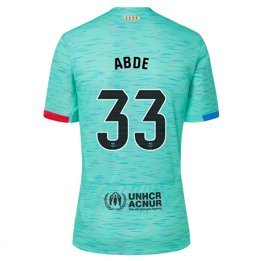 Vyrai Ez Abde #33 Šviesus Aqua Trečias Marškinėliai 2023/24 T-Shirt