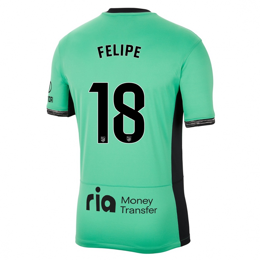 Vyrai Felipe #18 Pavasario Žalia Trečias Marškinėliai 2023/24 T-Shirt