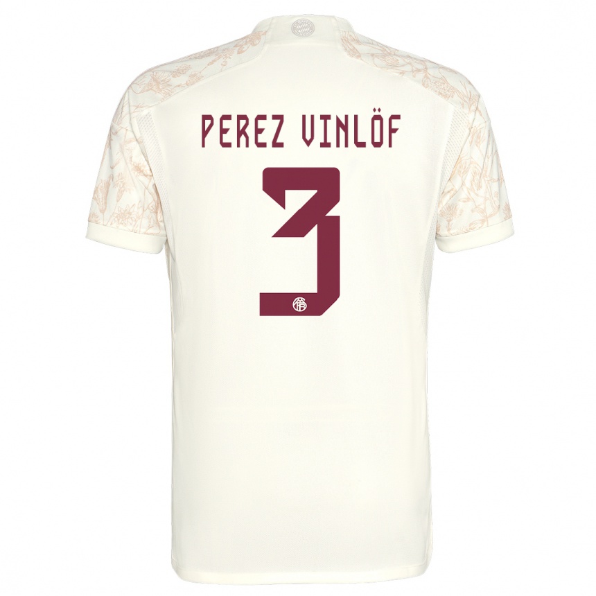 Vyrai Matteo Perez Vinlöf #3 Nespalvotas Trečias Marškinėliai 2023/24 T-Shirt