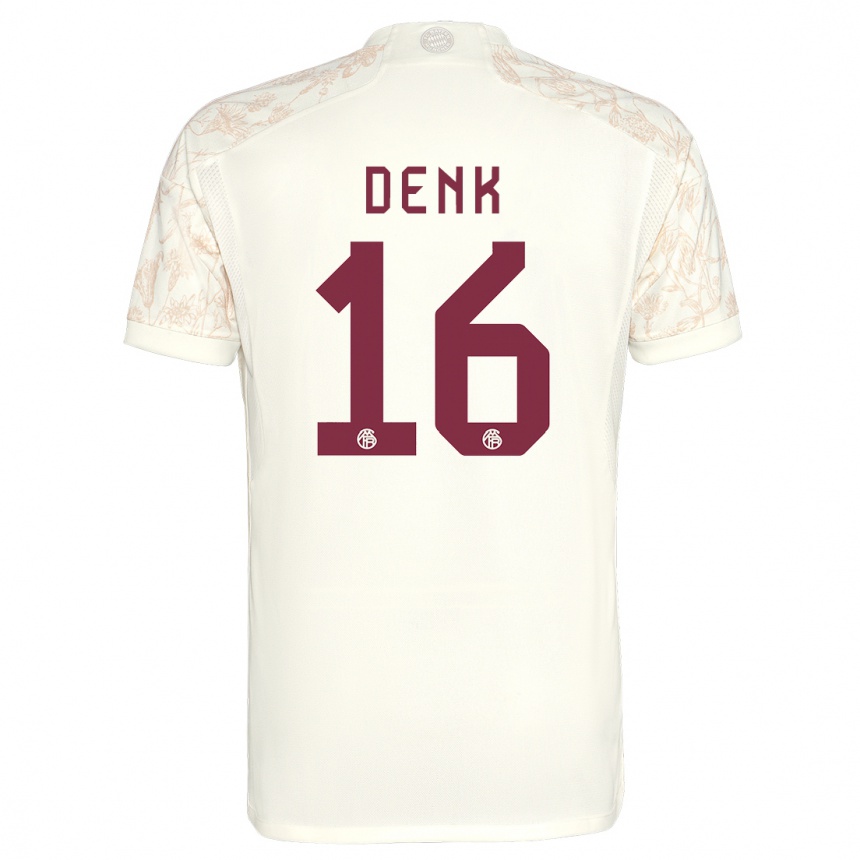 Vyrai Luca Denk #16 Nespalvotas Trečias Marškinėliai 2023/24 T-Shirt