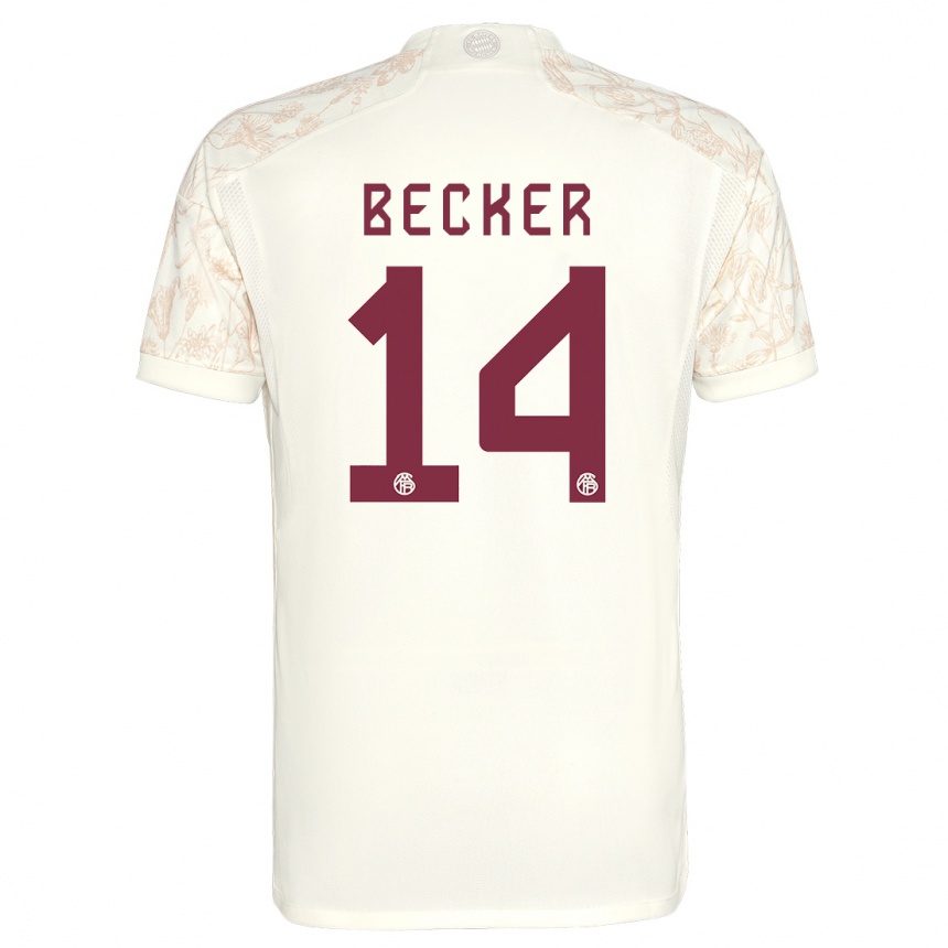 Vyrai Lennard Becker #14 Nespalvotas Trečias Marškinėliai 2023/24 T-Shirt