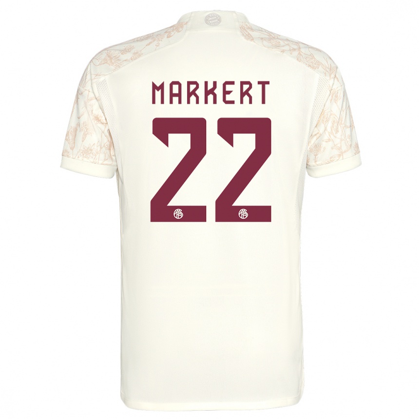 Vyrai Leon Markert #22 Nespalvotas Trečias Marškinėliai 2023/24 T-Shirt