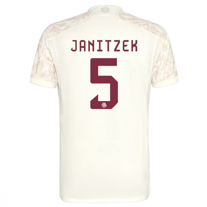 Vyrai Justin Janitzek #5 Nespalvotas Trečias Marškinėliai 2023/24 T-Shirt