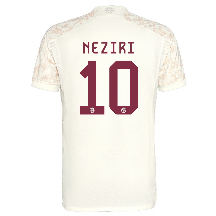 Vyrai Behar Neziri #10 Nespalvotas Trečias Marškinėliai 2023/24 T-Shirt