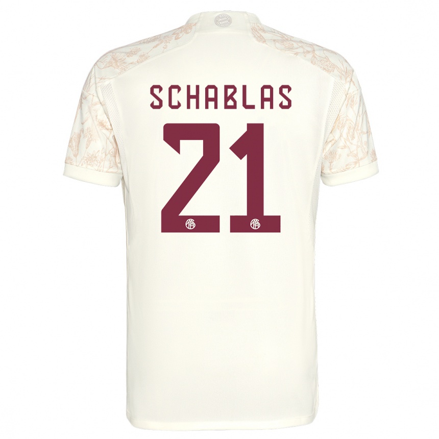 Vyrai Matteo Schablas #21 Nespalvotas Trečias Marškinėliai 2023/24 T-Shirt