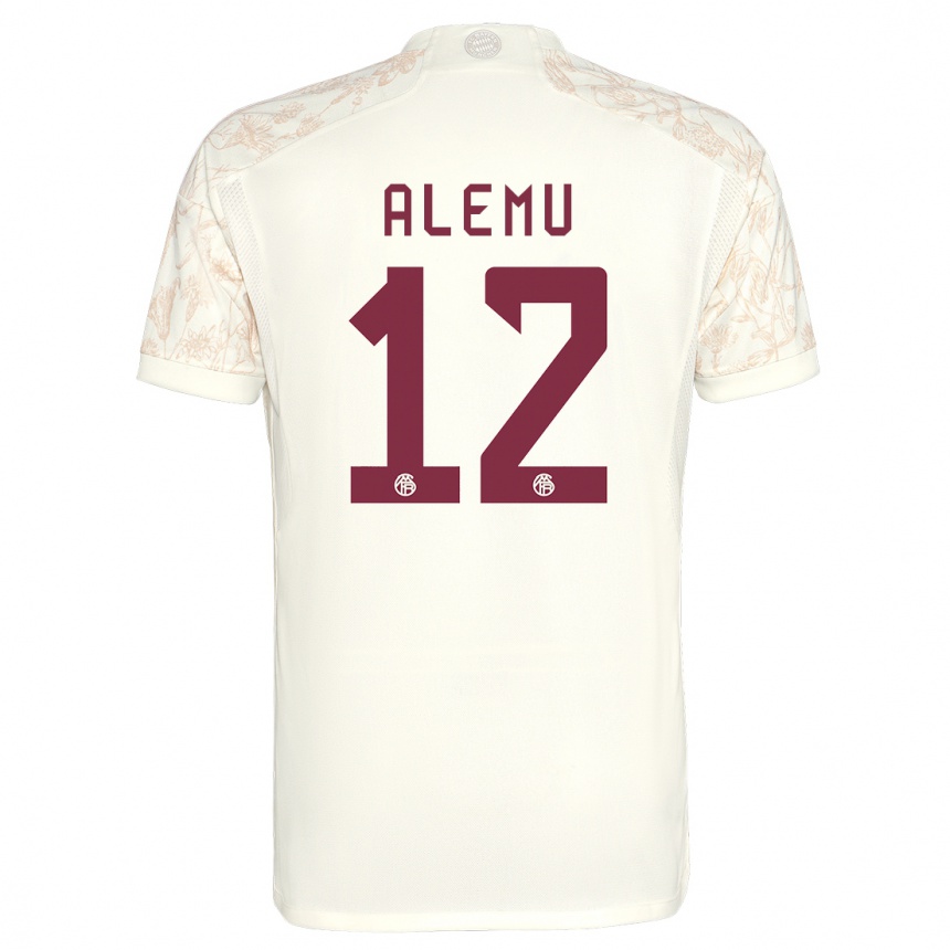 Vyrai Liul Alemu #12 Nespalvotas Trečias Marškinėliai 2023/24 T-Shirt