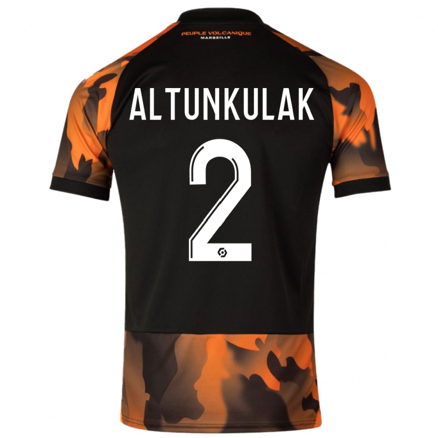 Vyrai Selen Altunkulak #2 Juoda Oranžinė Trečias Marškinėliai 2023/24 T-Shirt