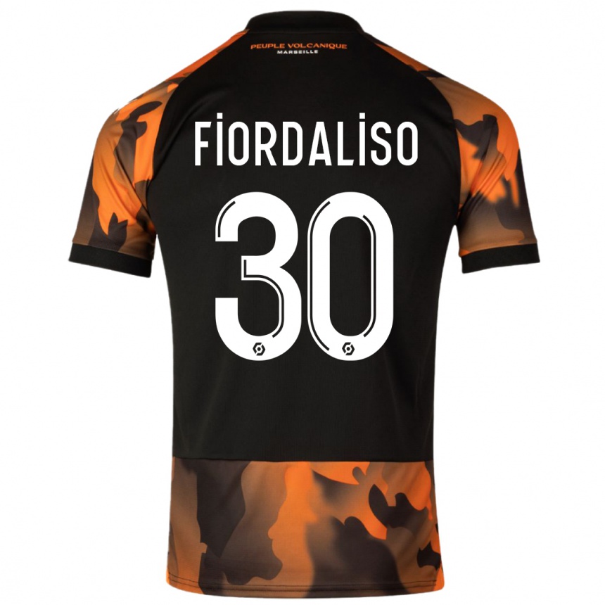 Vyrai Thelma Fiordaliso #30 Juoda Oranžinė Trečias Marškinėliai 2023/24 T-Shirt