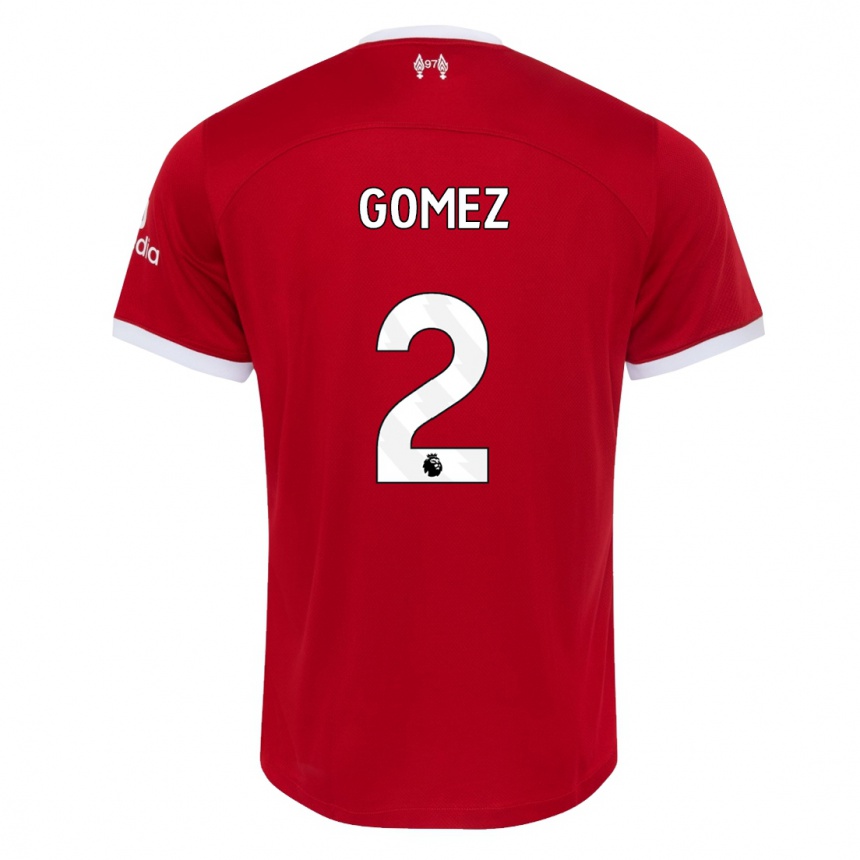 Moteriškas Joe Gomez #2 Raudona Namų Marškinėliai 2023/24 T-Shirt