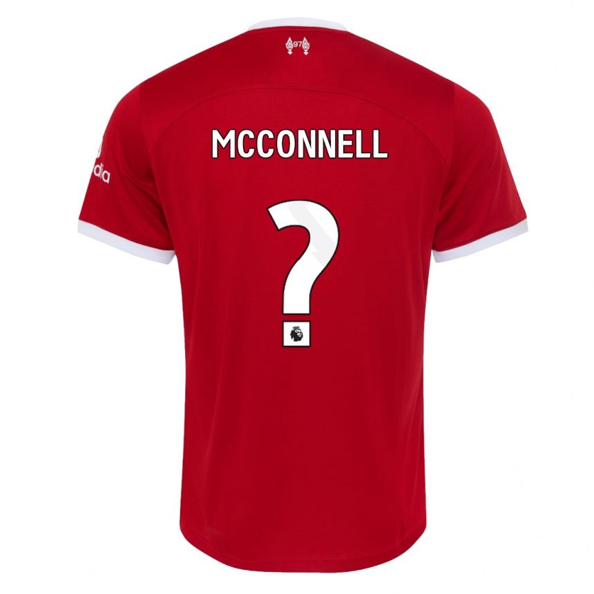 Moteriškas James Mcconnell #0 Raudona Namų Marškinėliai 2023/24 T-Shirt