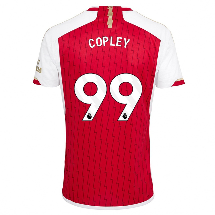 Moteriškas Louie Copley #99 Raudona Namų Marškinėliai 2023/24 T-Shirt