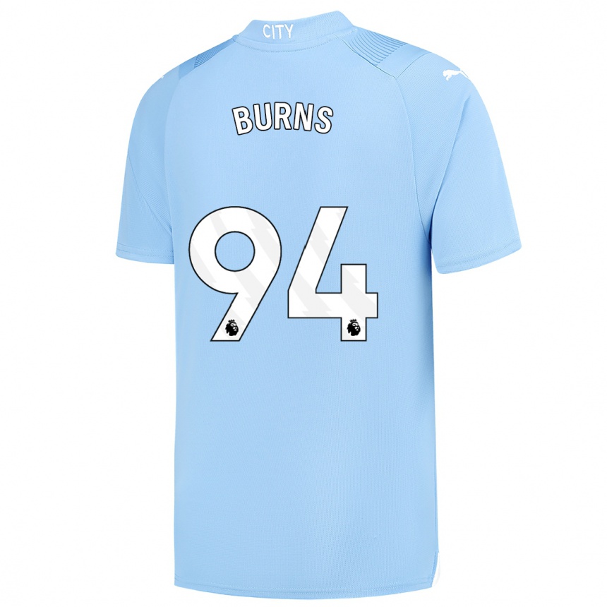 Moteriškas Finley Burns #94 Šviesiai Mėlynas Namų Marškinėliai 2023/24 T-Shirt