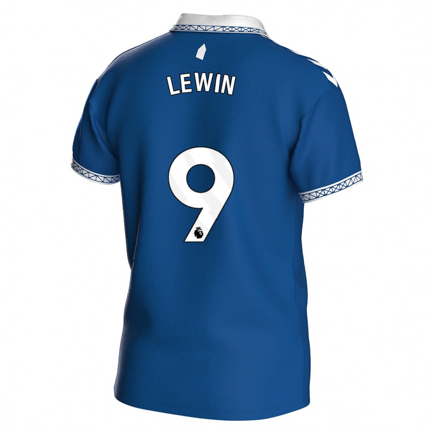 Moteriškas Dominic Calvert-Lewin #9 Karališkai Mėlyna Namų Marškinėliai 2023/24 T-Shirt