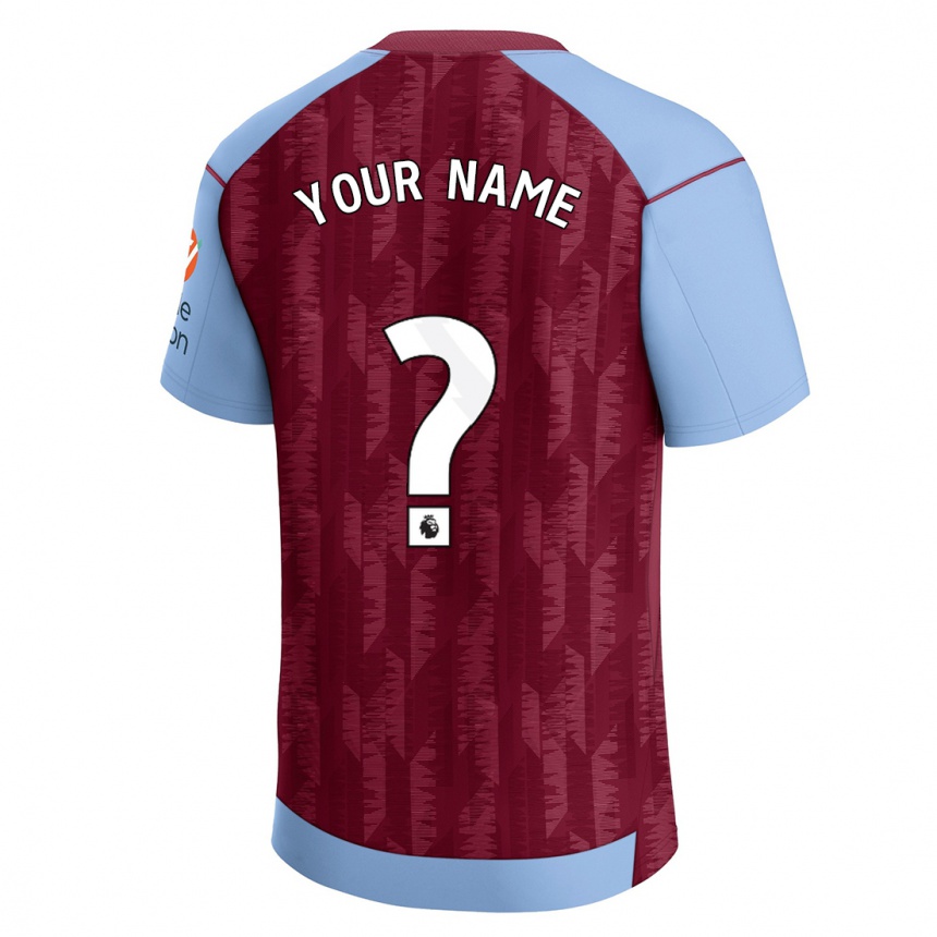 Moteriškas Jūsų Vardas #0 Claret Blue Namų Marškinėliai 2023/24 T-Shirt