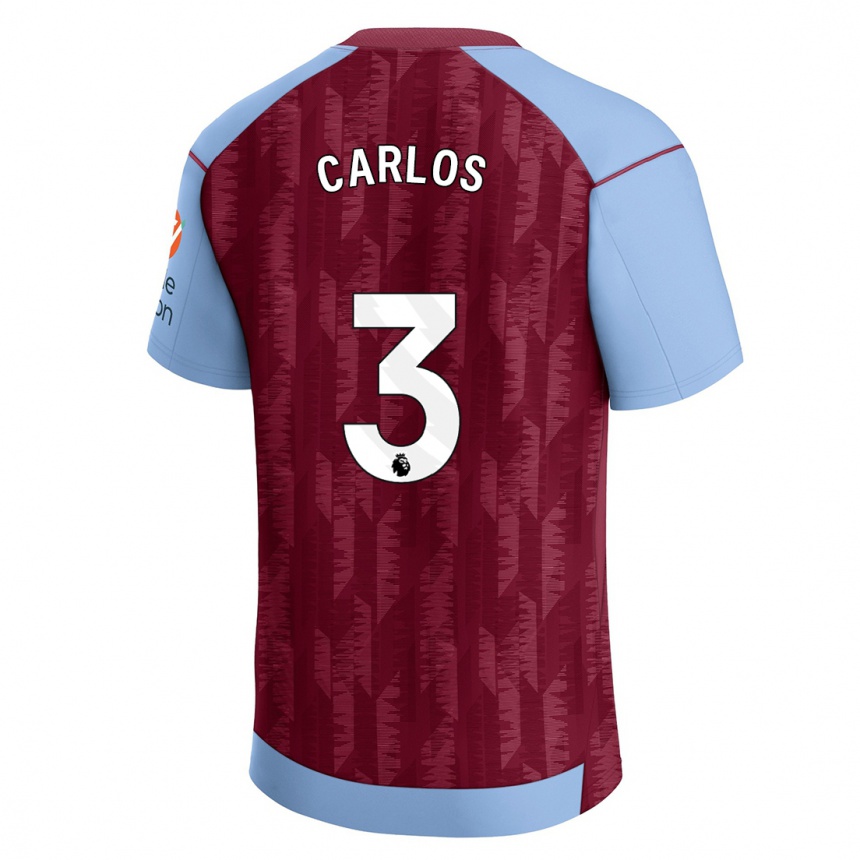 Moteriškas Diego Carlos #3 Claret Blue Namų Marškinėliai 2023/24 T-Shirt