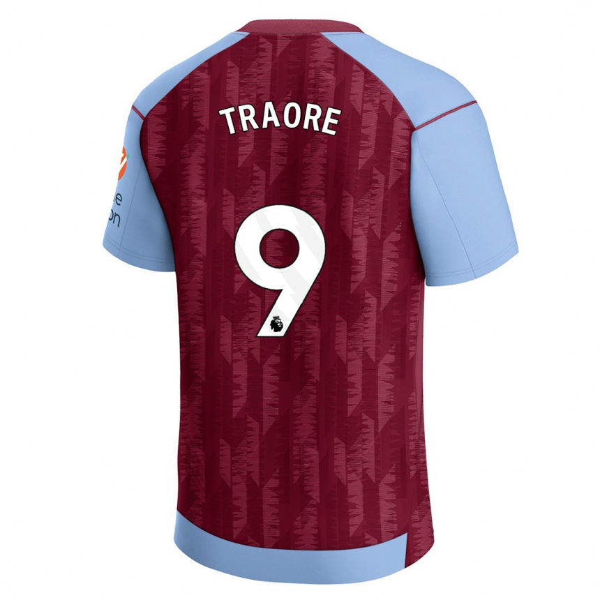 Moteriškas Bertrand Traore #9 Claret Blue Namų Marškinėliai 2023/24 T-Shirt