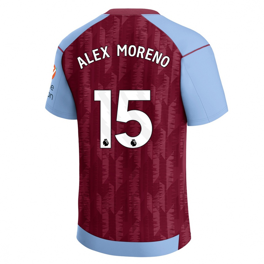 Moteriškas Álex Moreno #15 Claret Blue Namų Marškinėliai 2023/24 T-Shirt